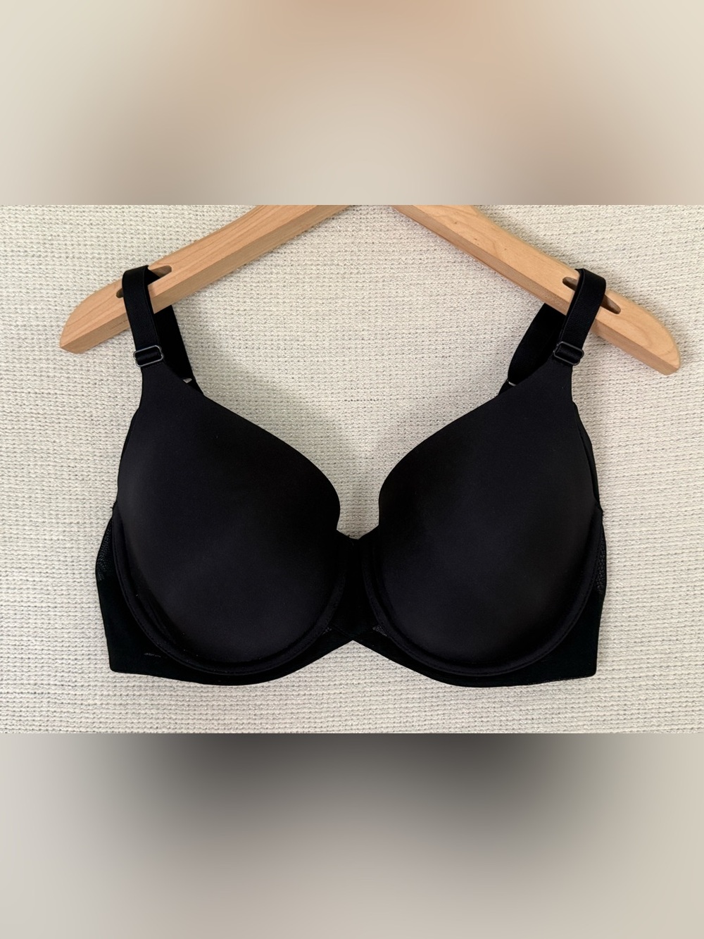 Wacoal Ultimate Side Smoother T-Shirt Bra Black 36D
